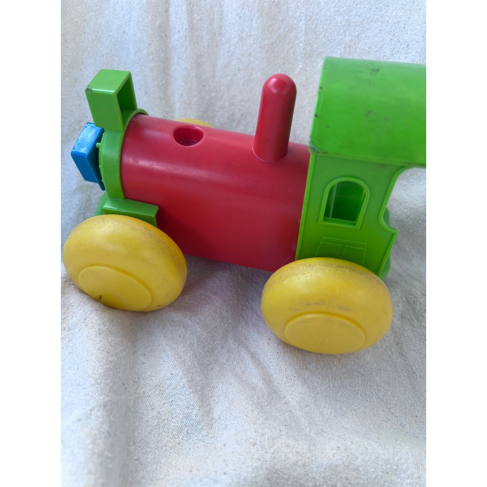 Vintage Kids Dart Industries Take Apart Steam Engine Train Toy 1976 Multi